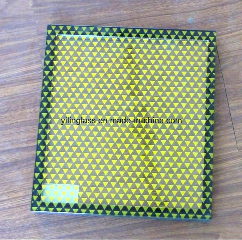 Color Serigraph Insulated Glass with Anti Bird Pattern