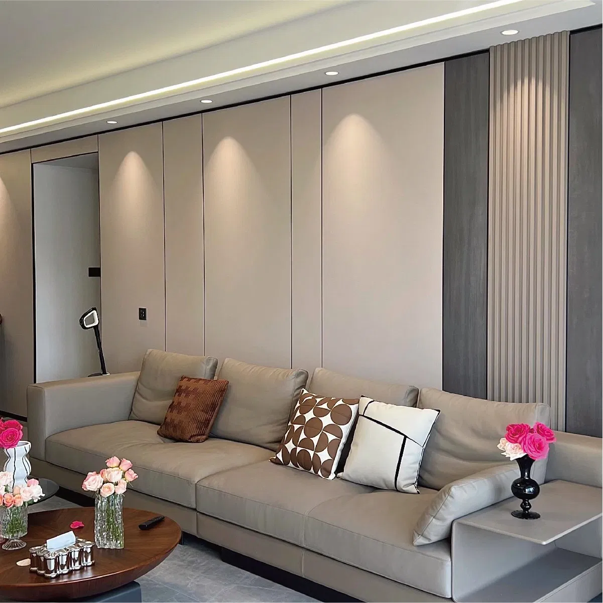 Interior Wall Decoration System Decorative Panel Non-Asbestos Fiber Cement Board