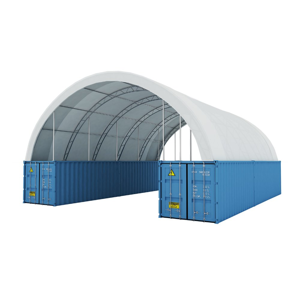 Durable 40FT Container Dome Shelter for Outdoor Storage Solutions