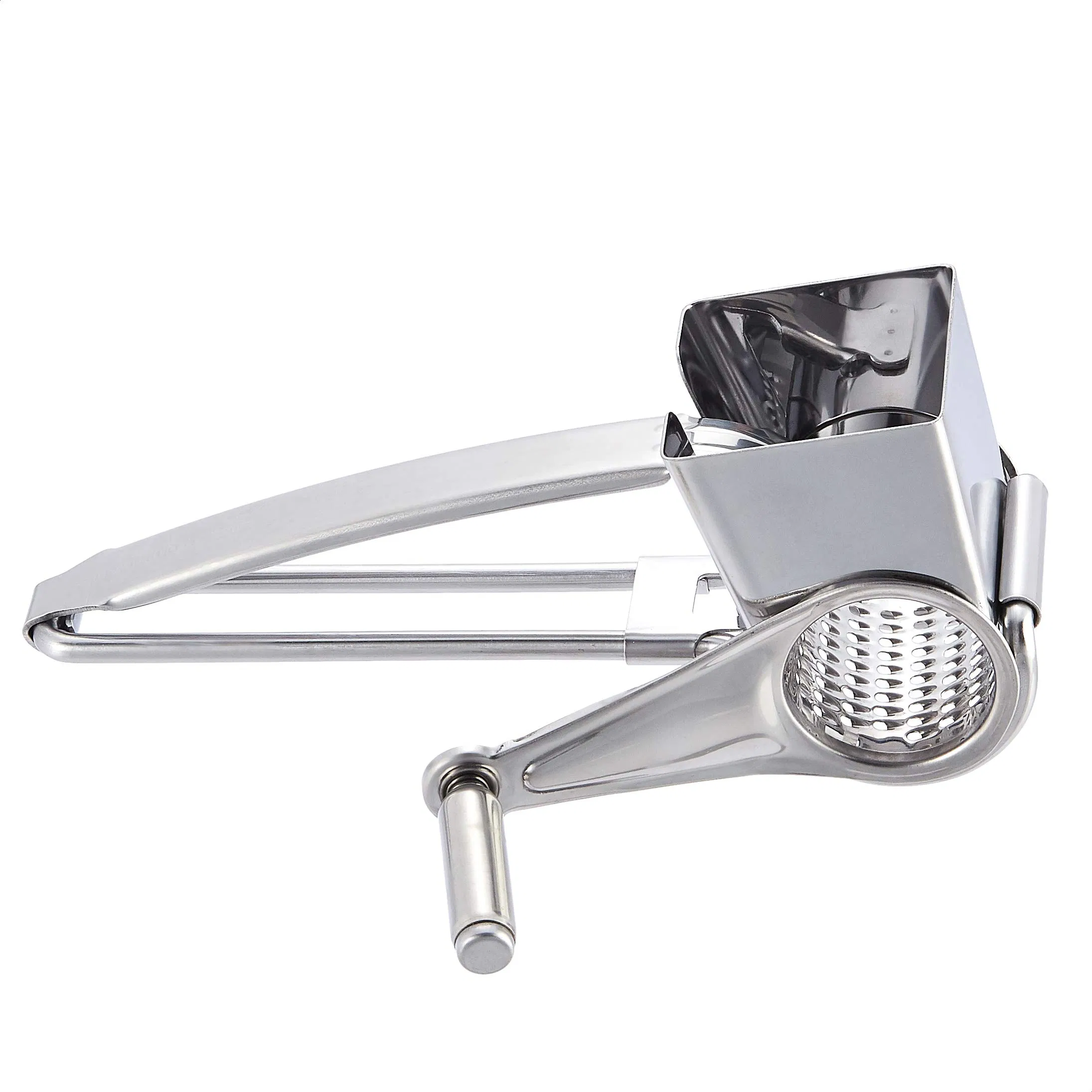 Ручная роторная тёрка для сыра из нержавеющей стали