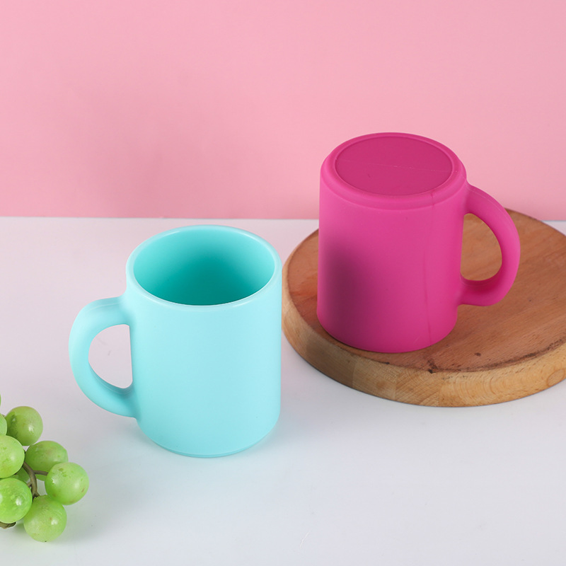 Силиконовая кружка для воды с ручкой, оптом