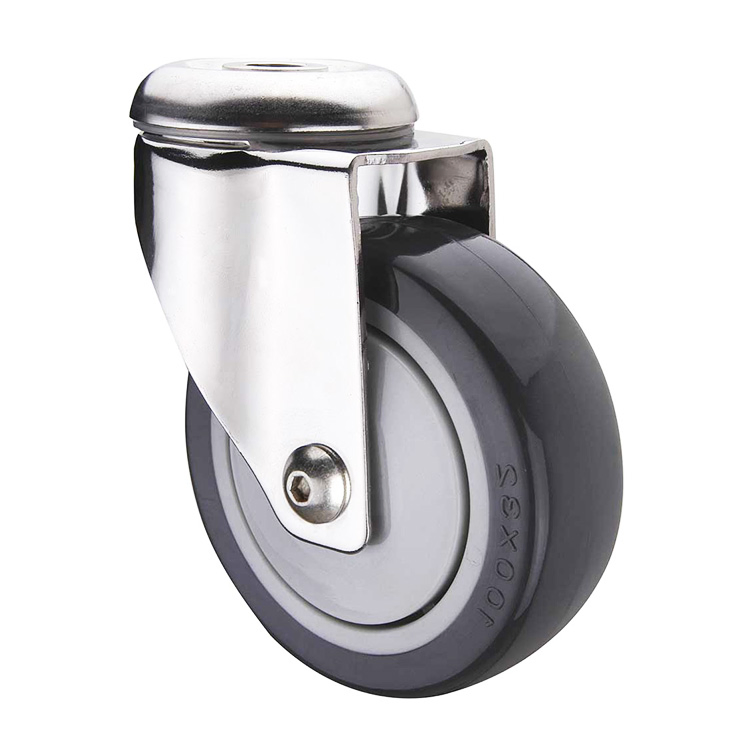 Industrial Casters with Ball Bearings and Durable Finish