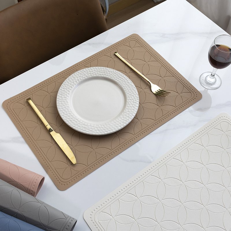 Nordic PVC Placemat for Dining - Non-Slip, Washable Table Mat