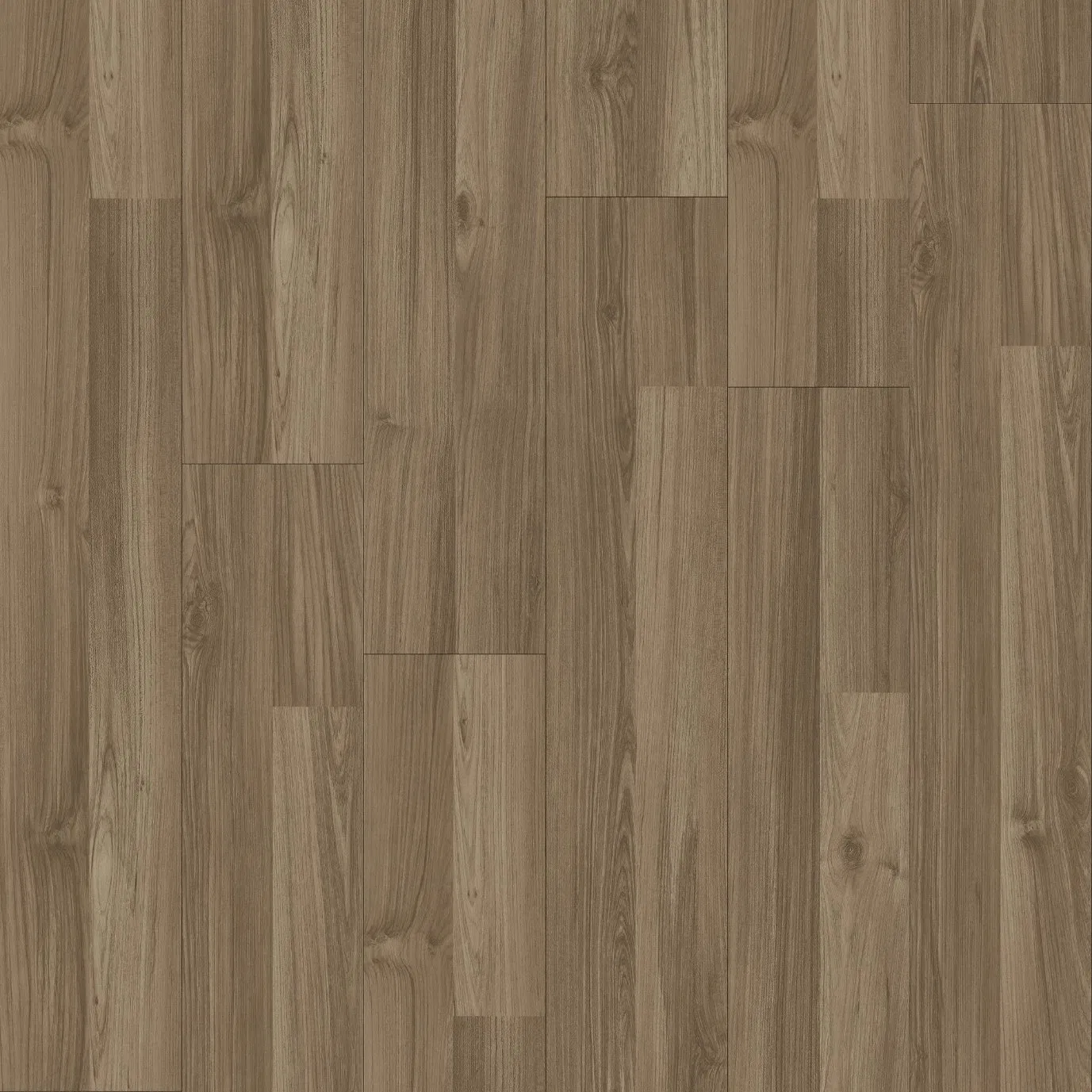 Виниловая плитка SPC Click под дерево, цвет орех