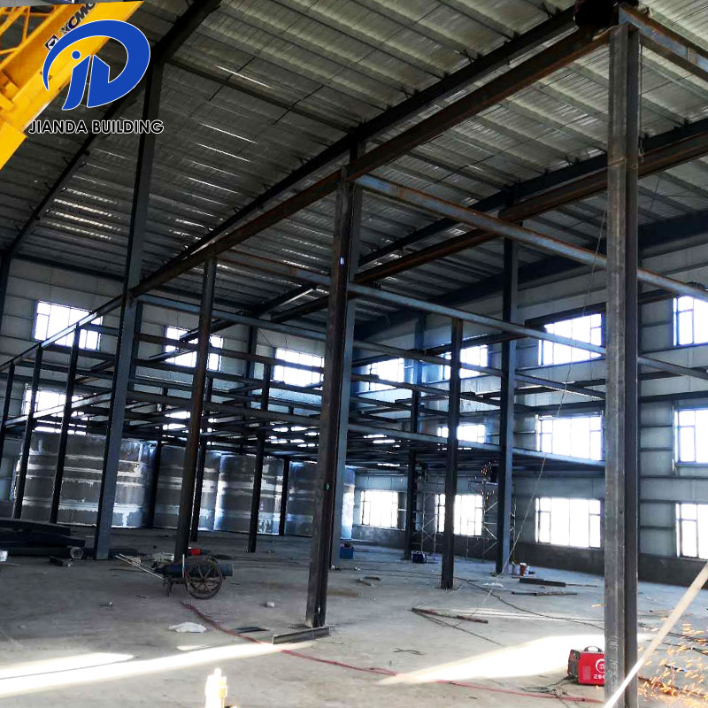 Low Cost Steel Structure Building Construction Steel Frame Structures