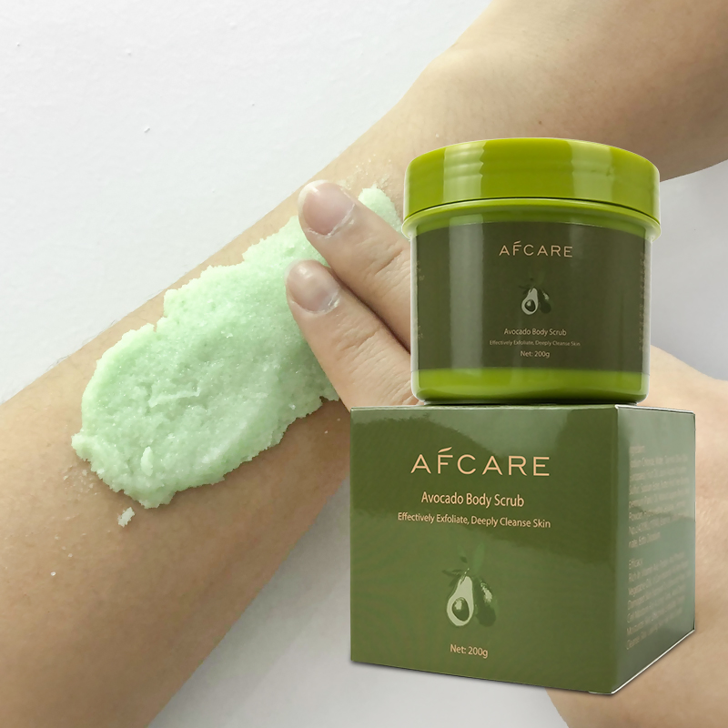Avocado Body Scrub Deep Cleansing Exfoliation Nourishing Moisturizing Whitening