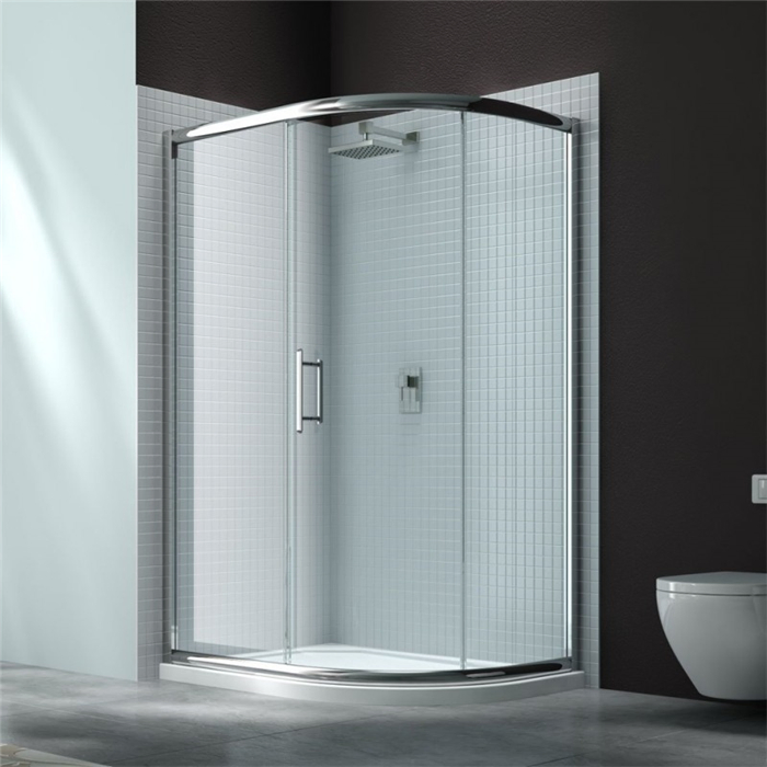 Stainless Steel Framed Shower Enclosure Glass Door Shower Enclosure