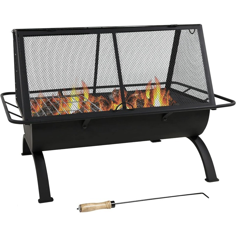 Inexpensive Multi-Function Eco-Friendly Metal Burning Outdoor Furniture Patio Heaters Fire Pit