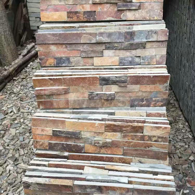 Black Wall Cladding Stone Cultured Ledgestone Culture Stone Tiles