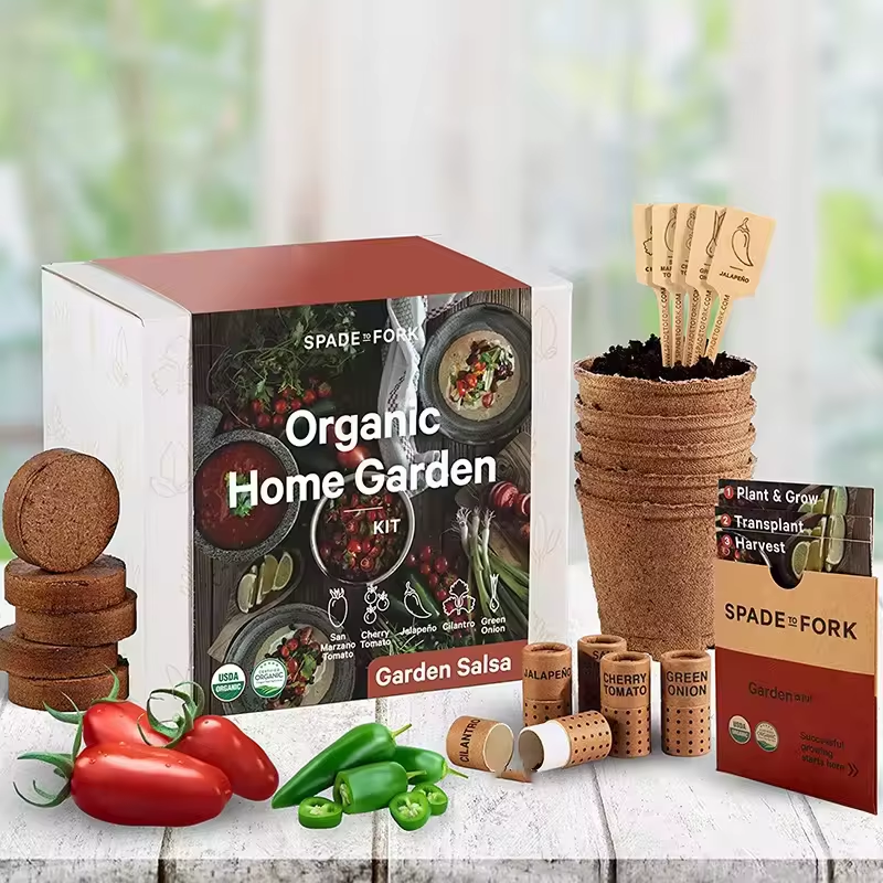 Набор для выращивания цветов биоразлагаемые горшки