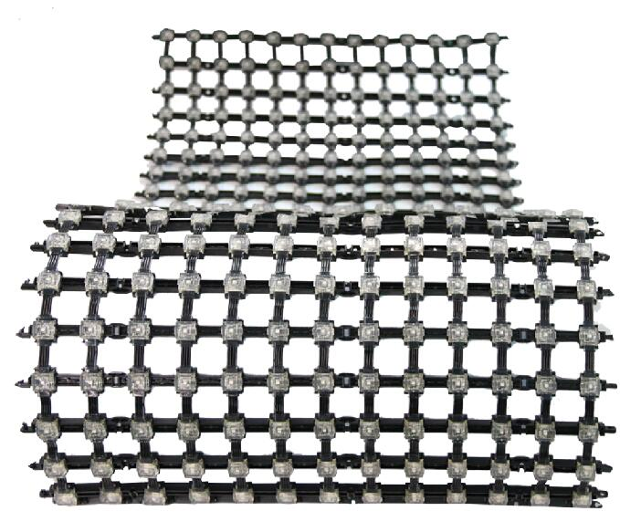 Outdoor Waterproof LED Full Color Flexible LED Mesh Advertising Screen for Building