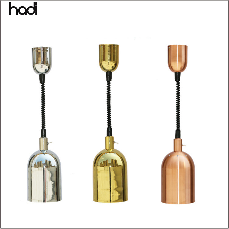Hotel Stainless Steel Hanging Infrared Food Heat Lamp for Catering & Restaurant Use
