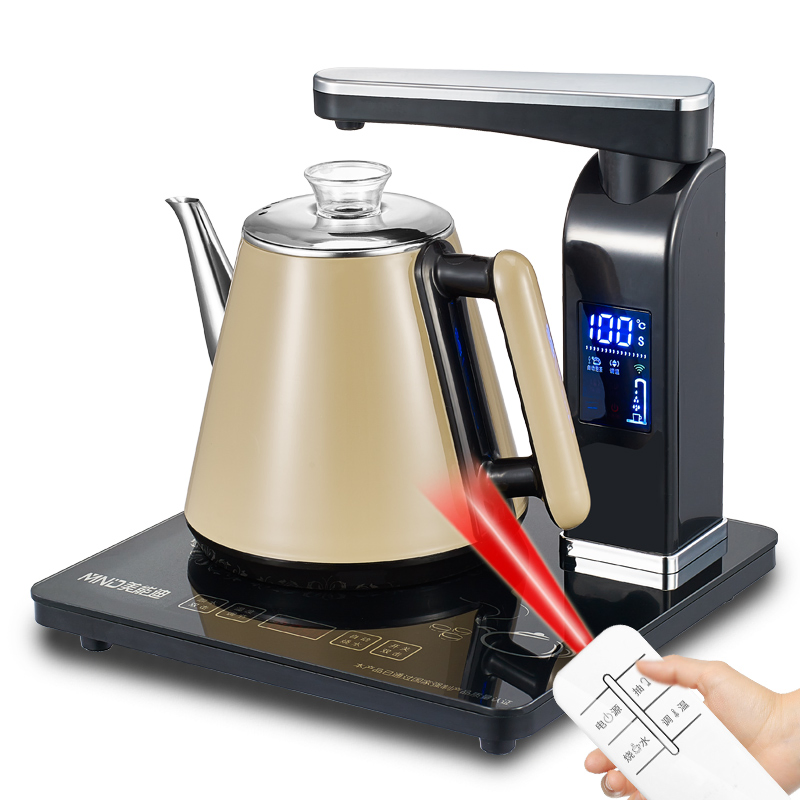 New Design LCD Show Display Anti-Scalding Cover Electric Kettle with Remote Control System
