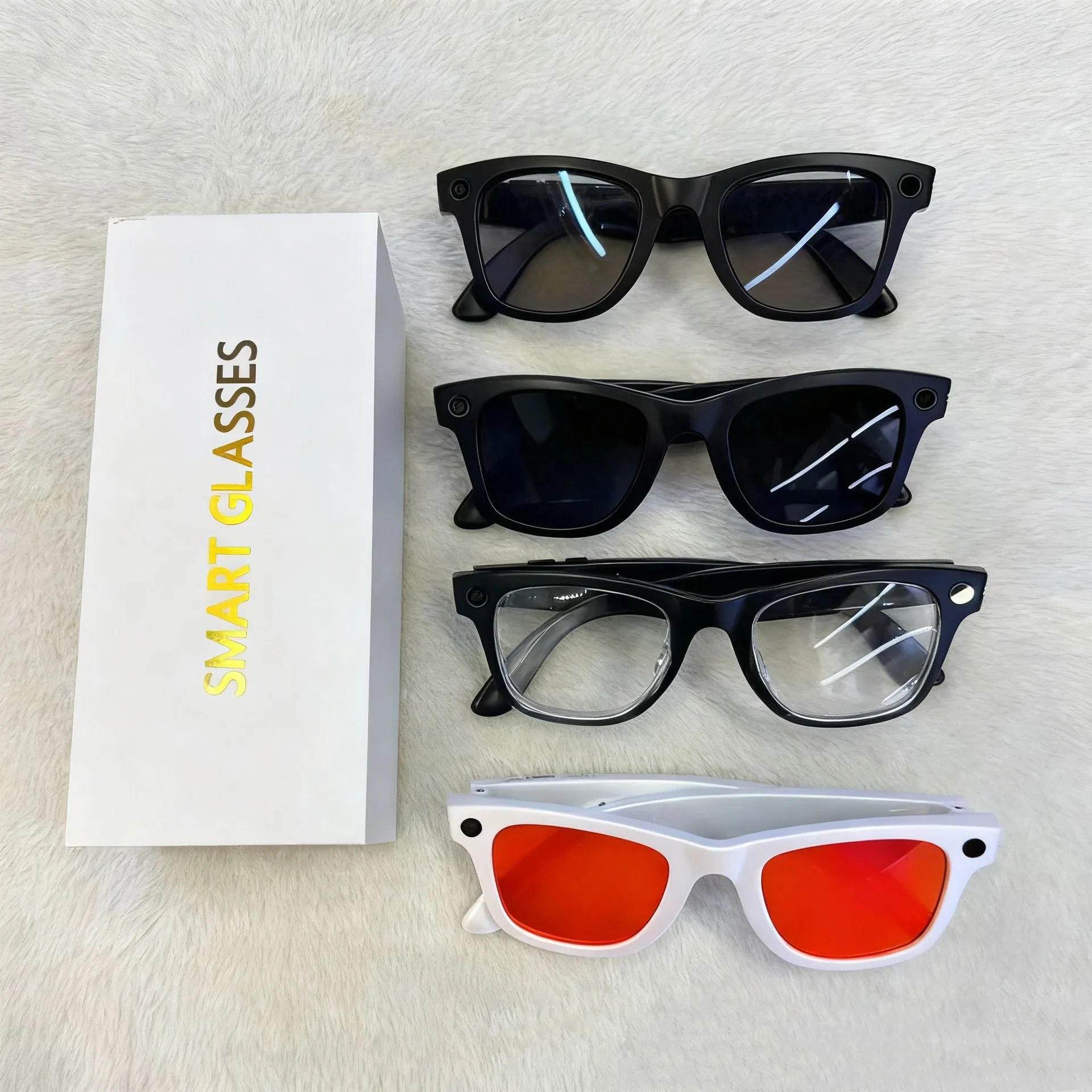 Hot-Selling 8MP HD Camera Intelligent Ai Glasses for W610 Bluetooth Call Voice Assistant Ai Live Translation Voice Video Recording