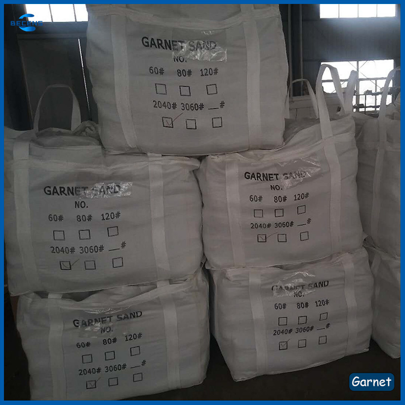 Recyclable Abrasives Garnet for Sandblasting or Water-Jet Cutting with 20/40mesh 30/60mesh 80mesh 120mesh