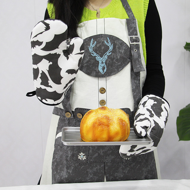 Custom Printed Pattern Sublimation Cotton Oven Mitts