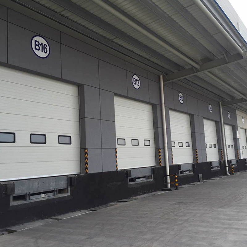 New Design Geajie Custom Made Wind Resistant Industrial Sectional Door