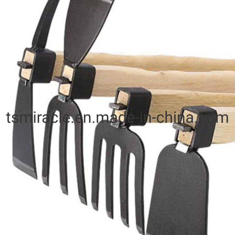High Quality Wood Handle Garden Tools Durable Agriculture Farm Hand Tools Garden Fork Hoe
