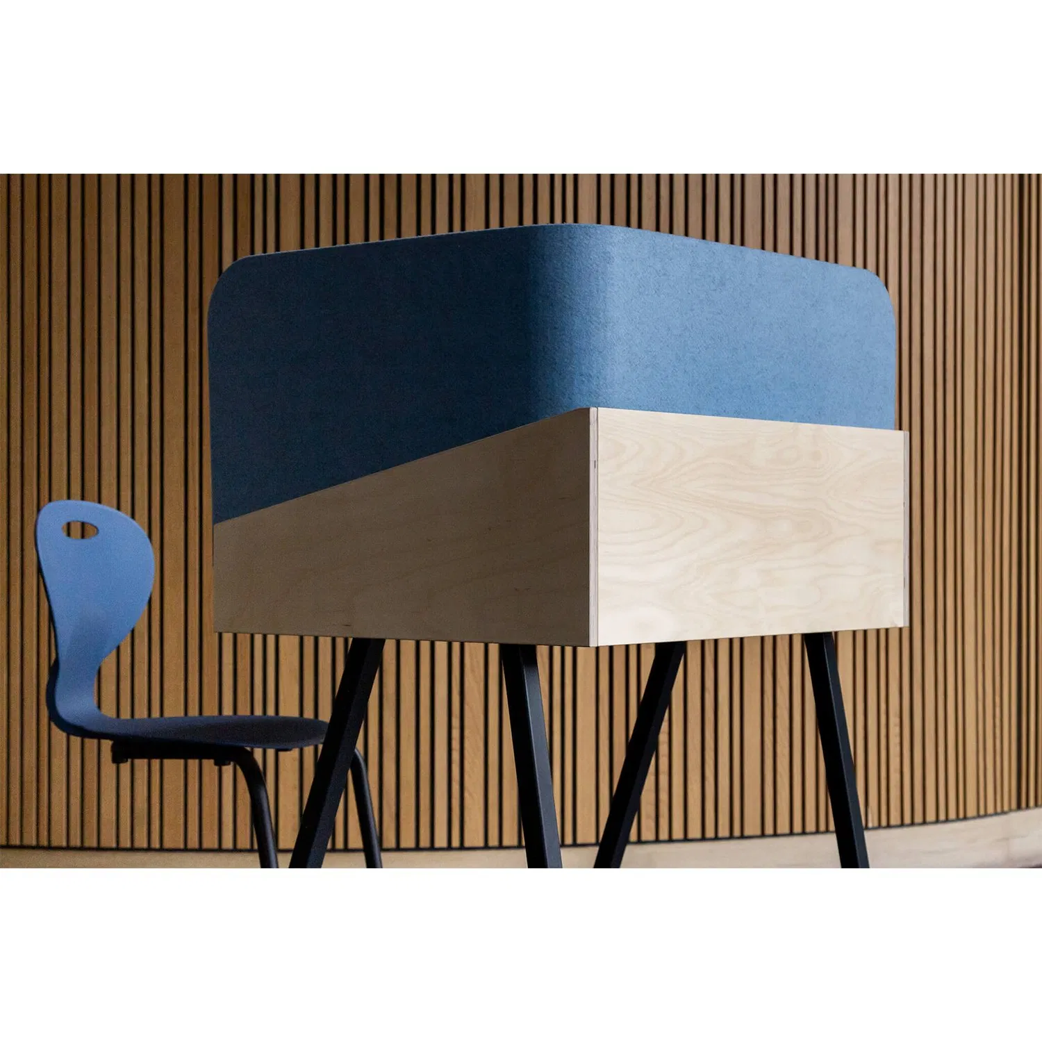 High Density 100% Polyester Pet Felt Acoustic Panel Soundproof Office Desk Divider Privacy Screen