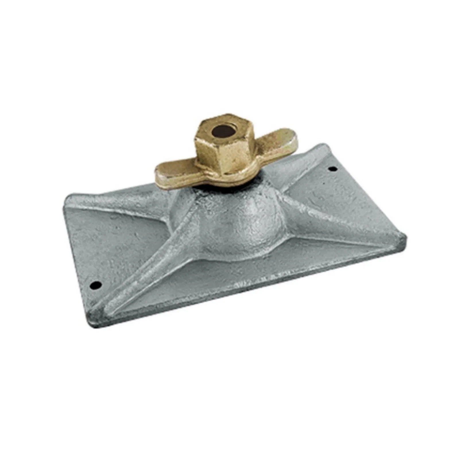 High Quality Scaffolding Formwork Accessories Metal Casted and Forged Swivel Wing Nut with Square Plate for Formwork Tie Rod Hot Sale