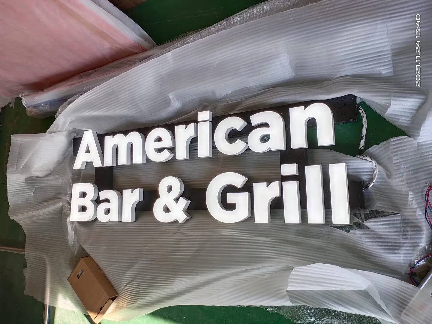 Advertising LED Shop Store Acrylic Vacuum Forming Letter Sign Board