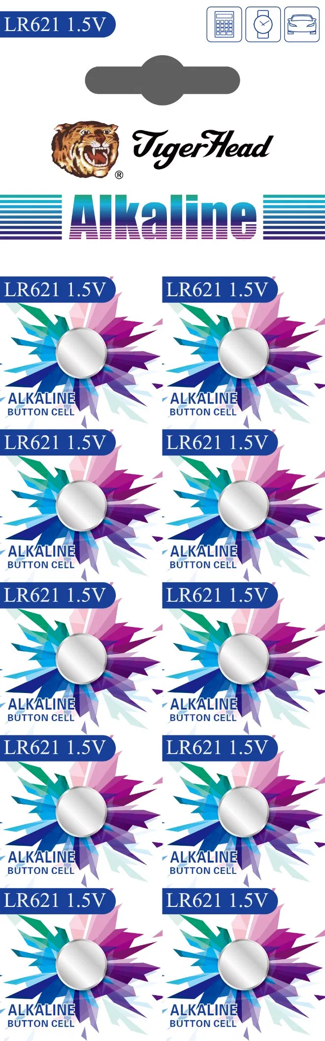 Батарейка-таблетка AG3 LR41 Alkaline Tiger Head
