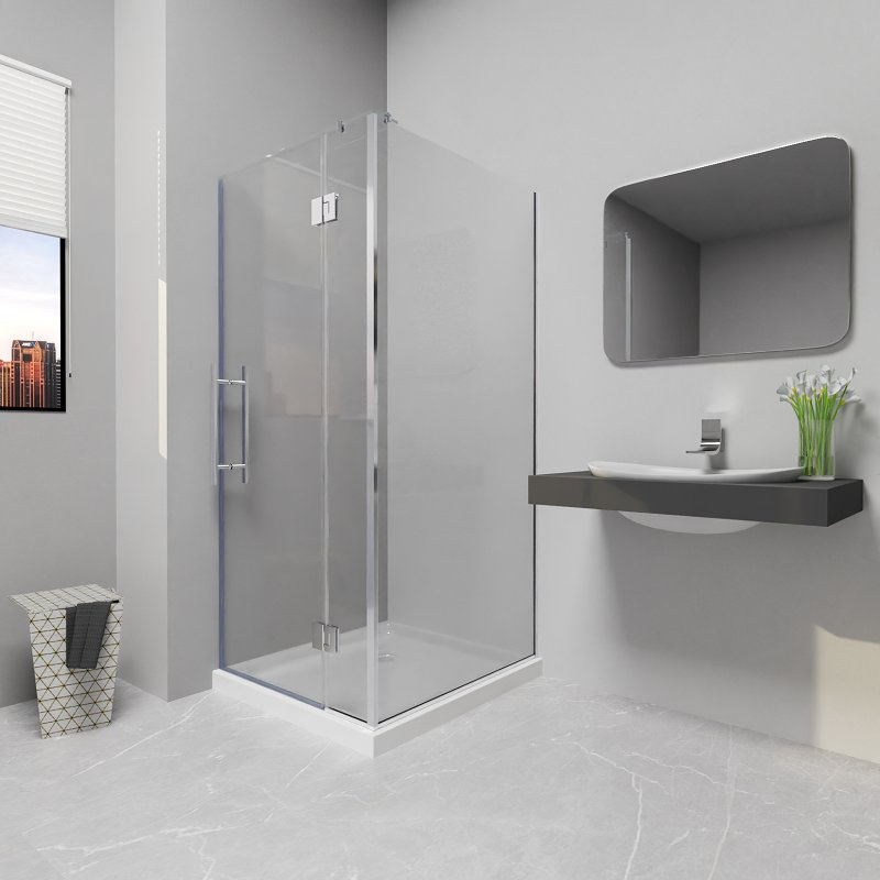 Hot Sale Anti-Slip Texture Freestanding Walk in Acrylic Shower Tray
