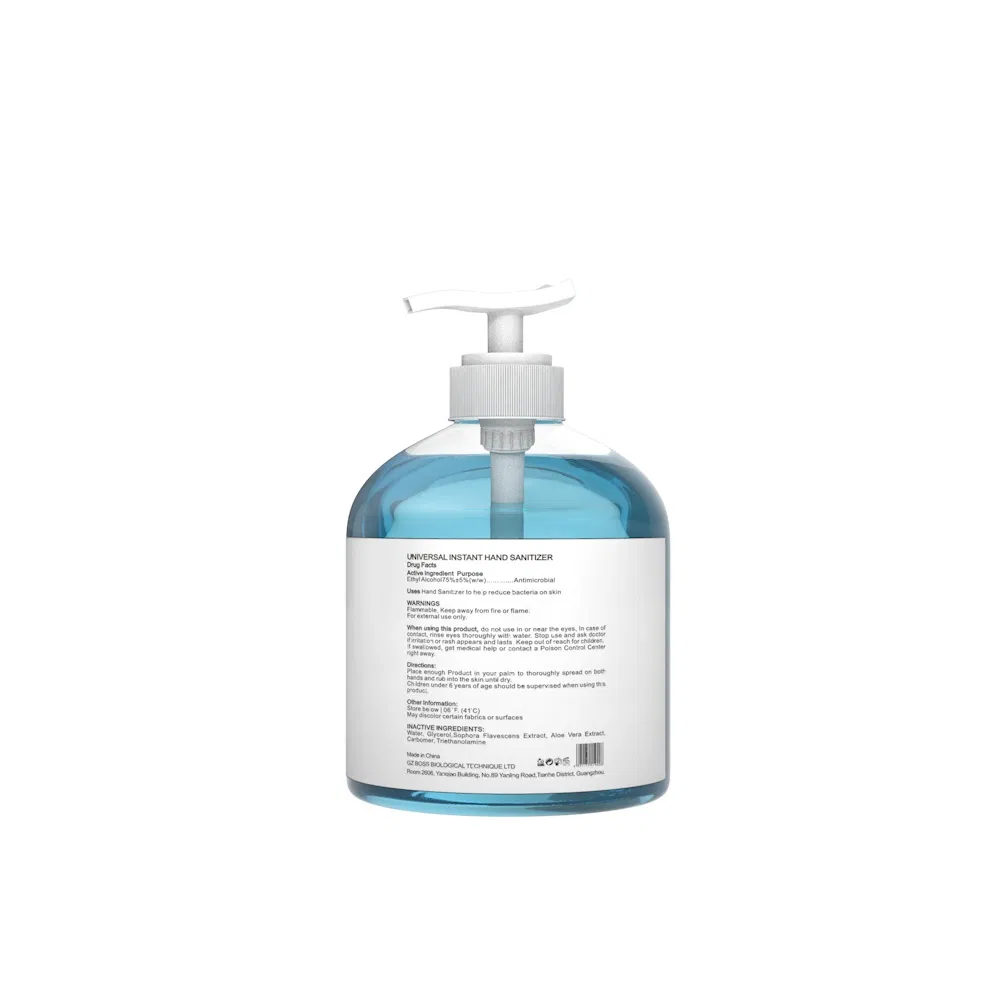 in Stock Waterless 75% Alcohol Hand Sanitizer Gel 300ml 500ml