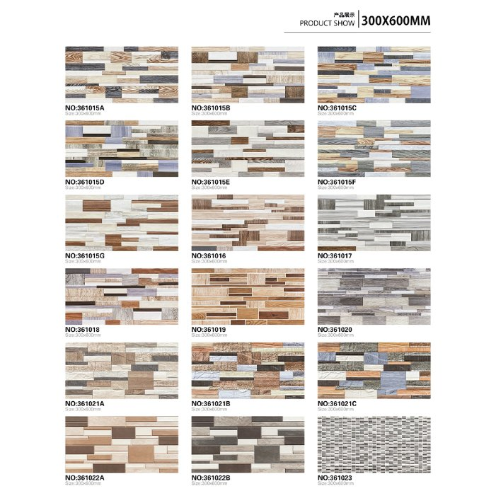 300X600 Exterior Wall Matte Anti-Slip Glazed Tiles