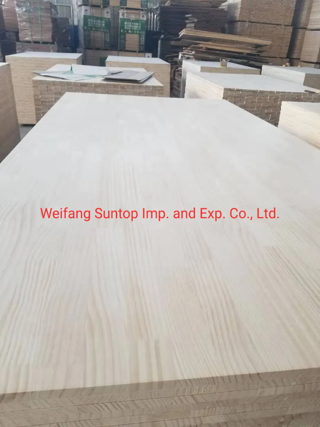 Pine Finger Joint Board for Korea Market.