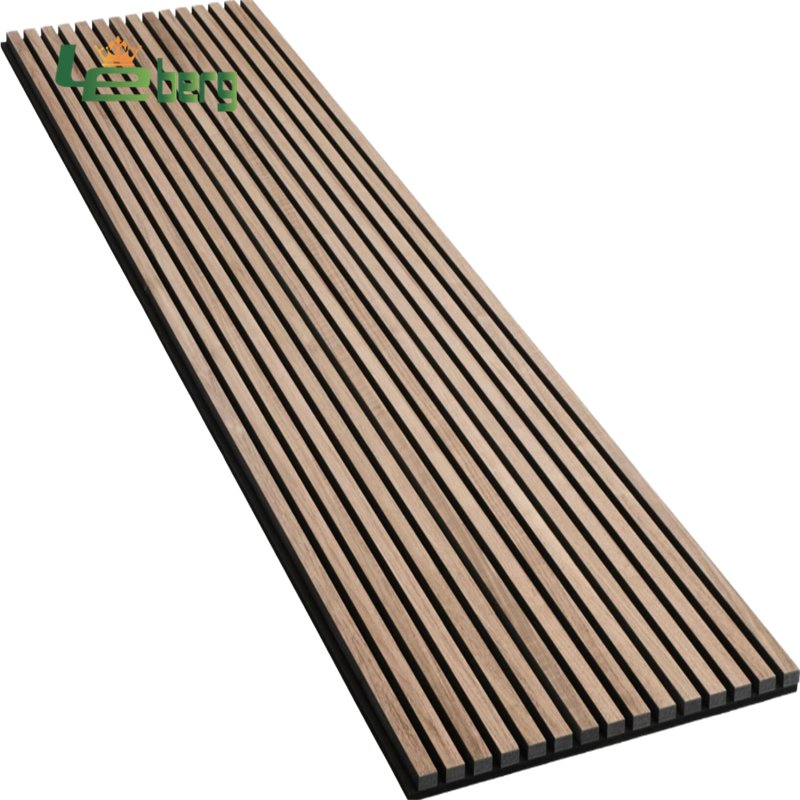 Solid Wood Natural Acoustic Panels Akupanel Wood Slatted Soundproof Wall Panels