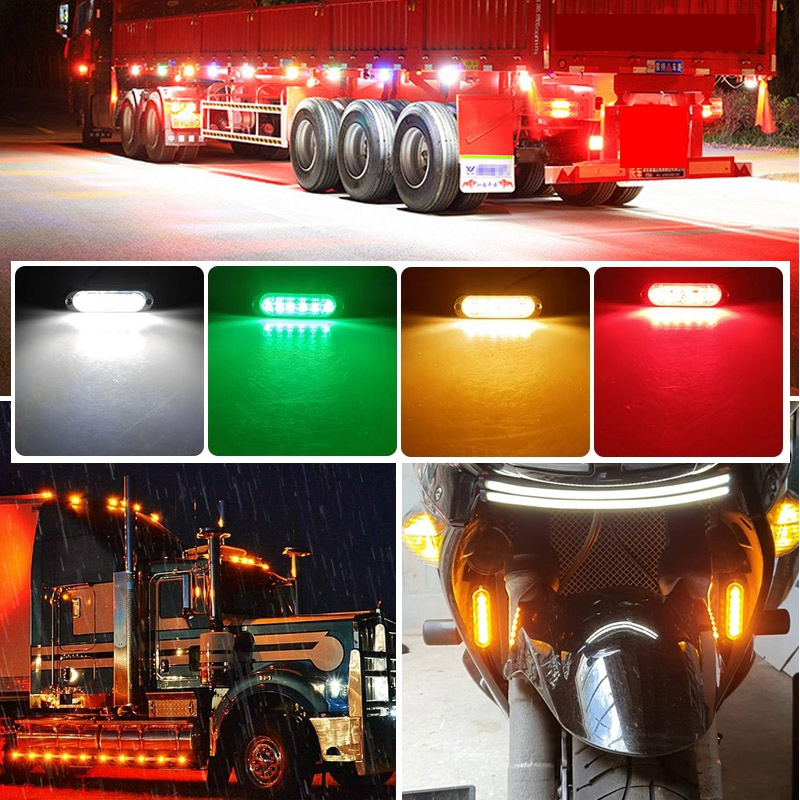 12-30V LED Side Marker Light for Truck, Tractor, Trailer