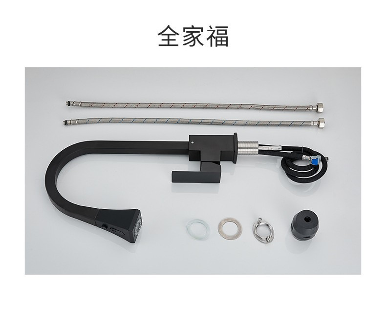 Hot Sale Stainless Steel Pull-out Kitchen Hot and Cold Square Faucet Tap