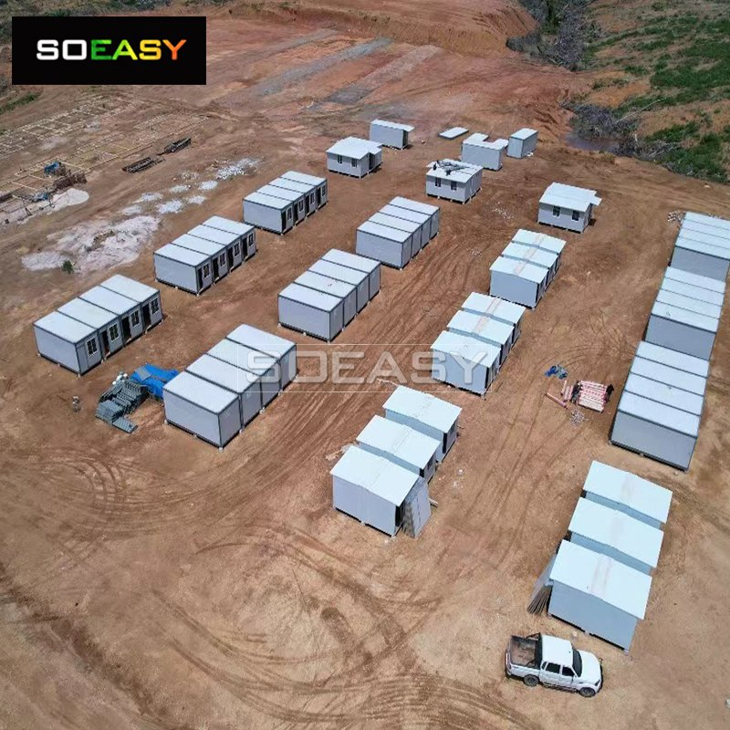 Indonesia Mining Camp Accommodation Modular Labor Refugee Expandable Tiny Homes Container House China Manufactruers