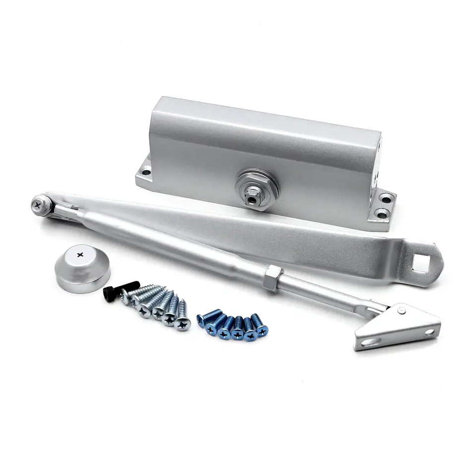 Customized Long Duration Speed Adjustable Automatic Aluminum Alloy Mute Door Closer