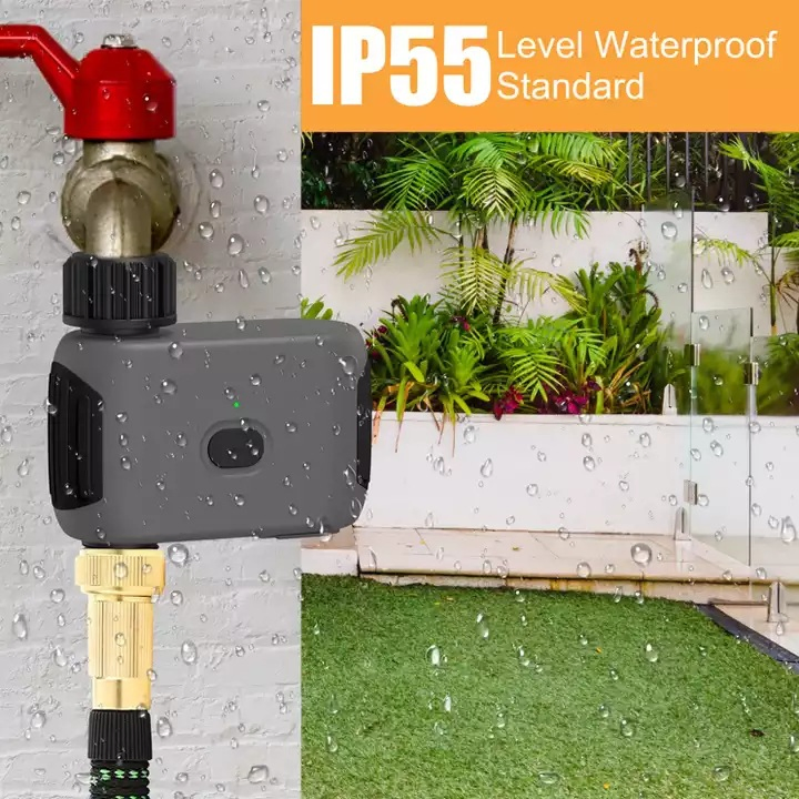 Smart Water Timer with Wi-Fi Hub Automatic Watering System Irrigation Controller