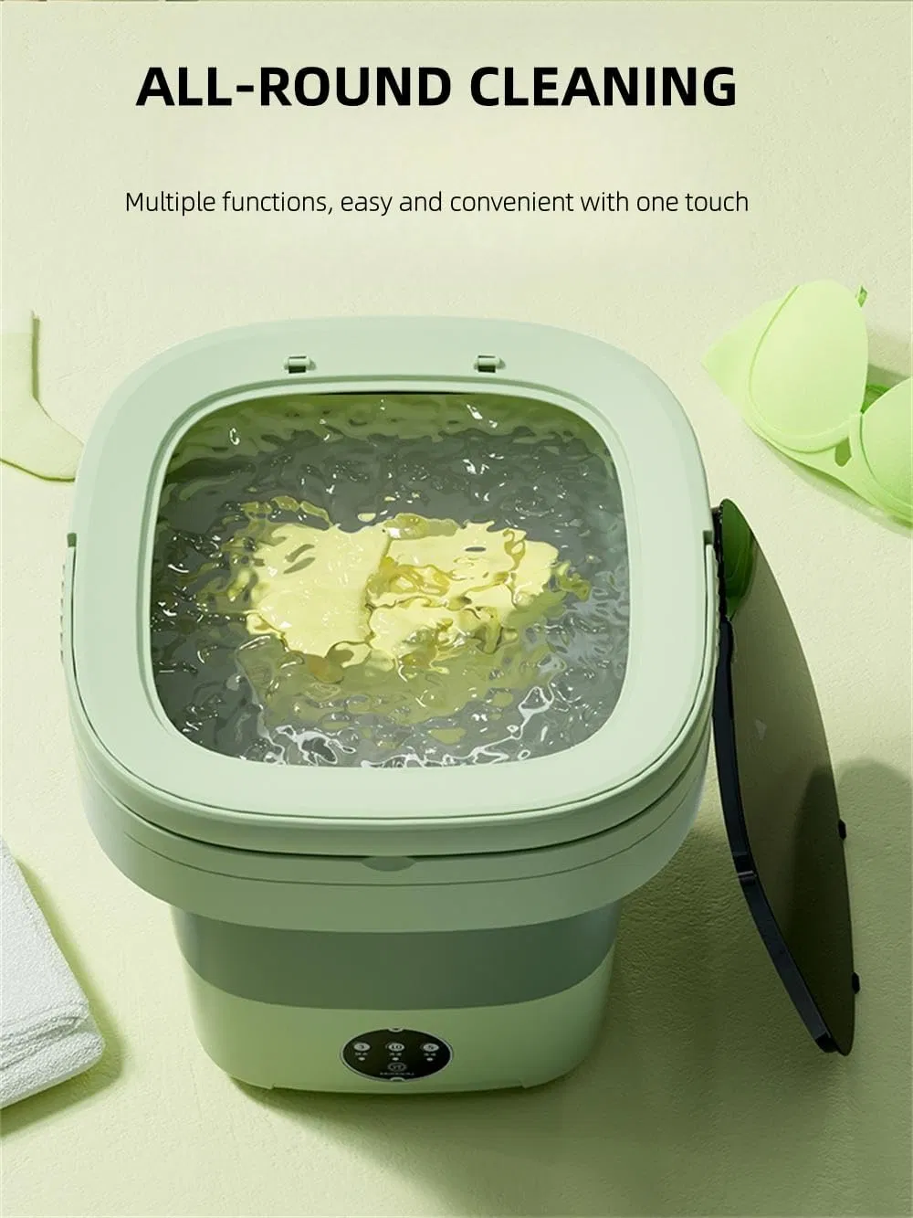Ds-1001 Portable Washing Machine, Mini Washer, 11L Upgraded Large Capacity Foldable Washer - Amazon Hotsale Minin Washer Factory Price