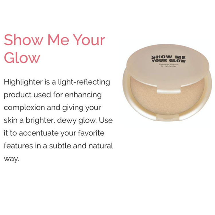 OEM Advanced Natural Face Glow Shimmer Shadow & Highlighter