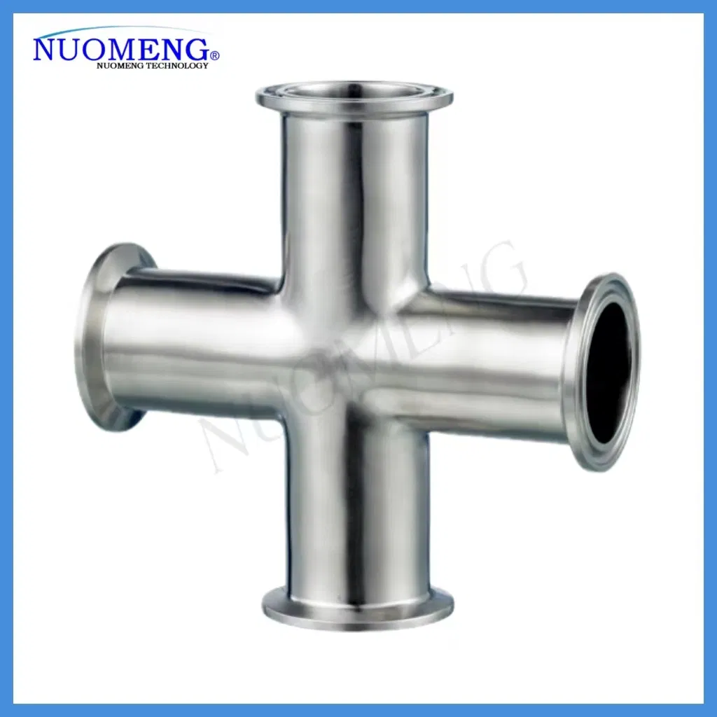 High-Quality Sanitary Stainless Steel Welded Equal Cross Fitting
