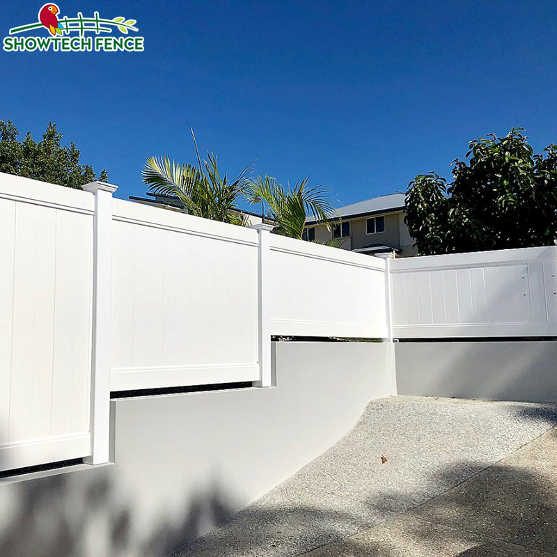 Showtech Cheap Lattice Top Privacy PVC Fence Panels