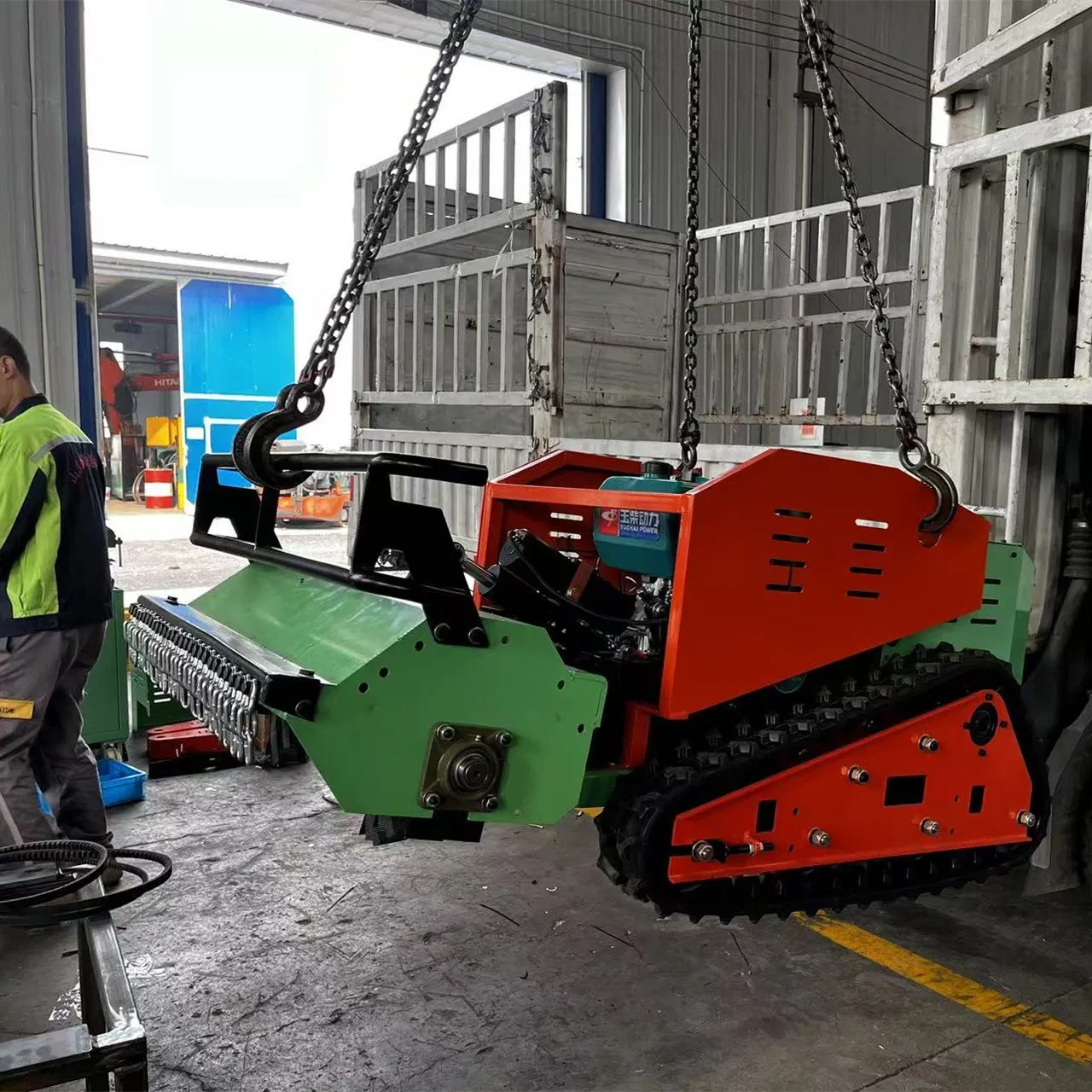 Track Lawn Mower Grass Cutter for Orchard and Vineyard