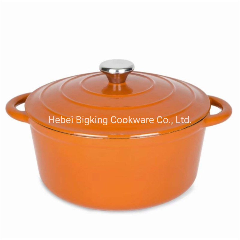 Premium Round Enamel Cookware Set with Insulated Food Warmer