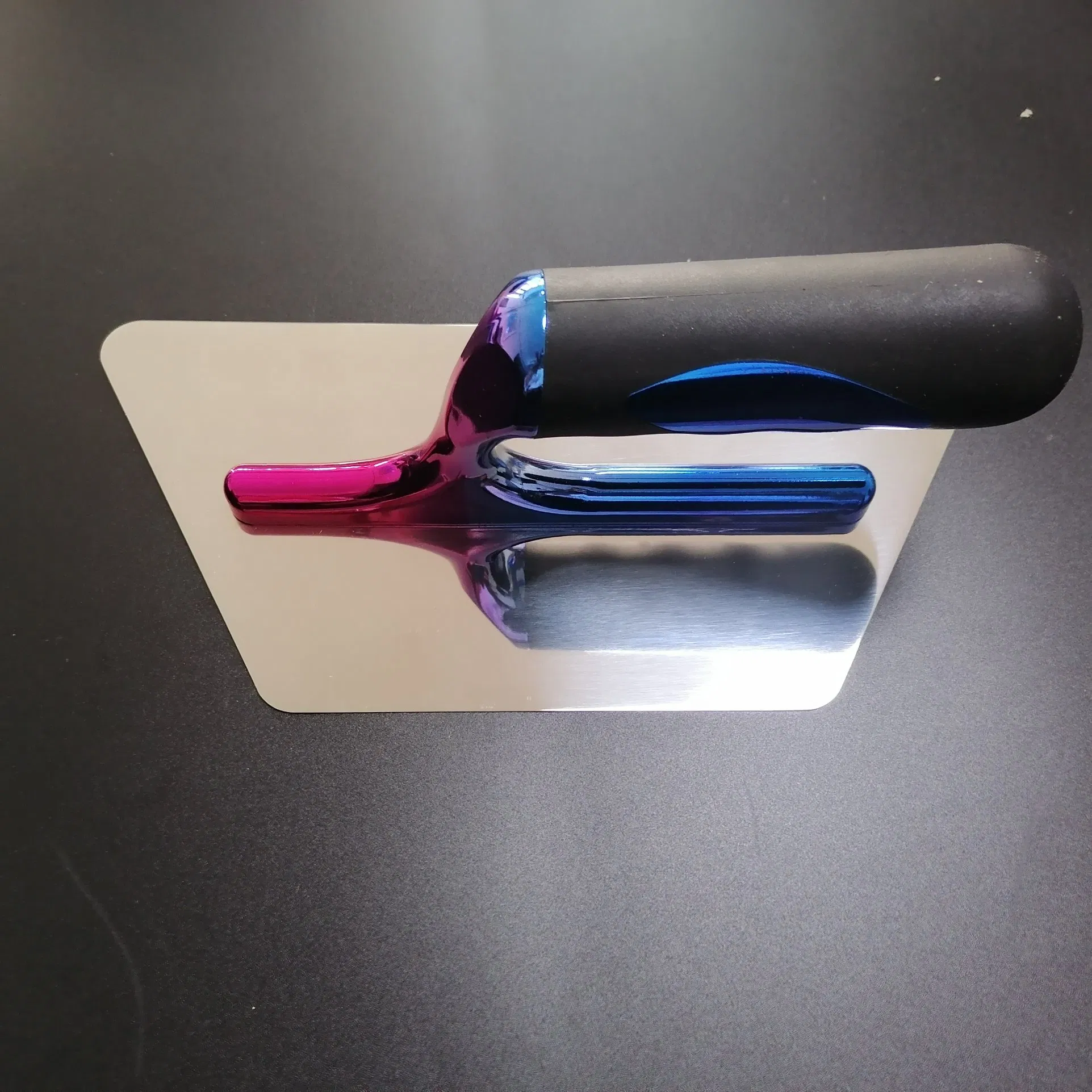 Gold Plated Round Corner Stainless Steel Spatula Art Paint Tool Stucco Mud Trowel