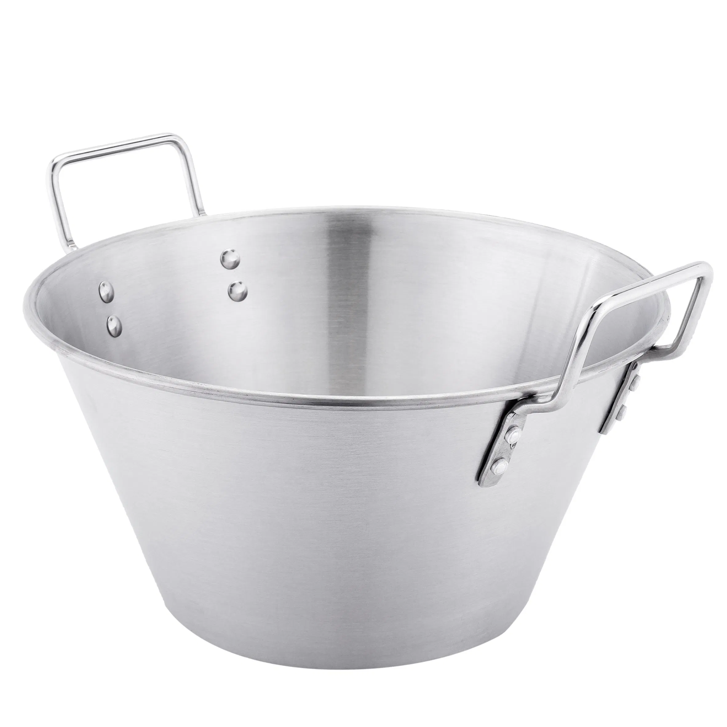 Daosheng Heavy Duty Extensive Sizes Stainless Steel Cazo Pot Pan for Outdoor Gas Stove