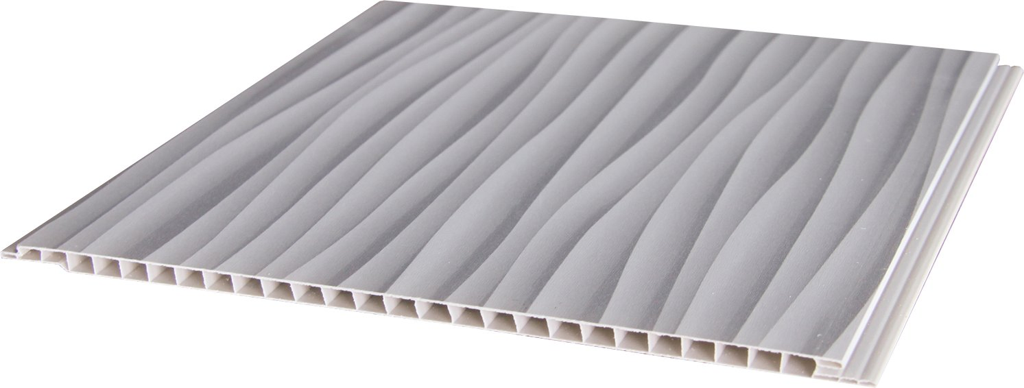 250mm PVC Plastic Decoration Fluted Panel/Board/ Sheet for Interior Wall Panel