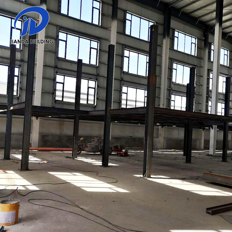 Steel Structure Platform Columns Steel Frame Building Pillars Welding Parts According to Your Drawing