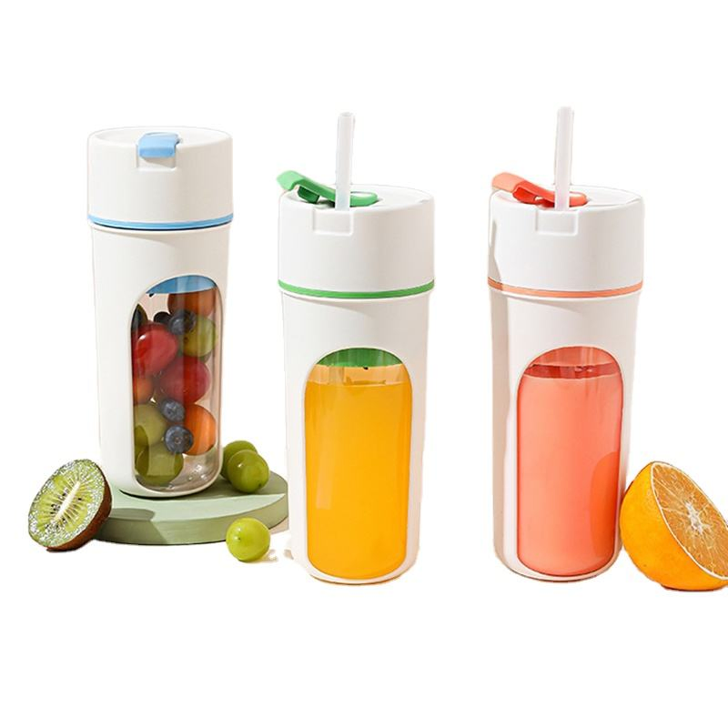 Mini Electric Juicer USB Wireless Charging Small Handshake Blender Cup Juicer for Fruits & Vegetables