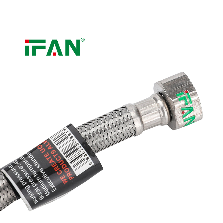 Ifan High Quality Plumbing Hose 30cm 40cm 50cm 60cm Bathrooms Accessories Stainless Steel Flexible Hose