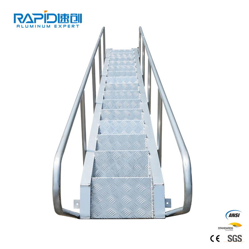 Aluminium Step Access Stairs/ Stretcher Stairs Suit for Ringlock System Scaffolding