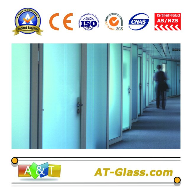 2mm-12mm Acid Etched Glass/Frosted Glass/Tinted Acid Etched Glass